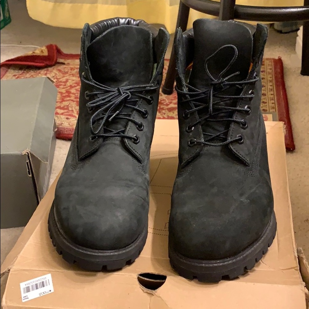 Sz 10.5 timberland boot black